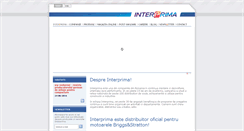 Desktop Screenshot of interprima.ro